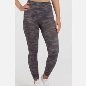 SPANX Look At Me Now Gray Camo High Rise Leggings Slimming Compression size S/P